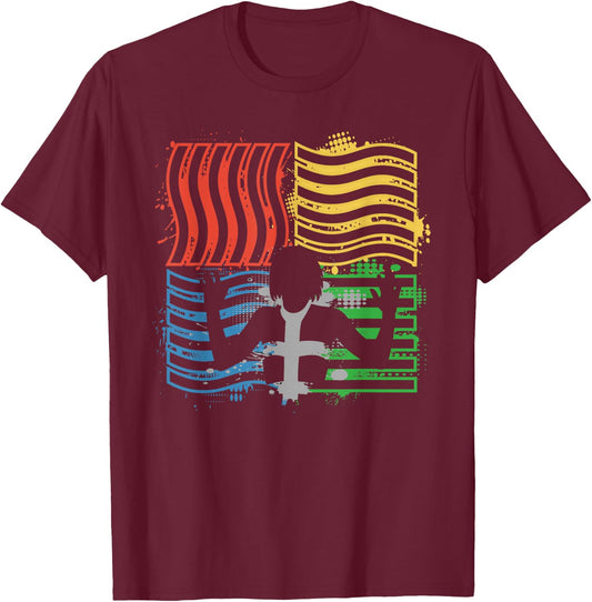 The Leeloo Dallas Elements T-Shirt - T-Shirt | Maroon