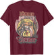 Simmer Summer Down Cowboy Cowgirl Western Graphic Cow Skull T-Shirt - T-Shirt | Maroon