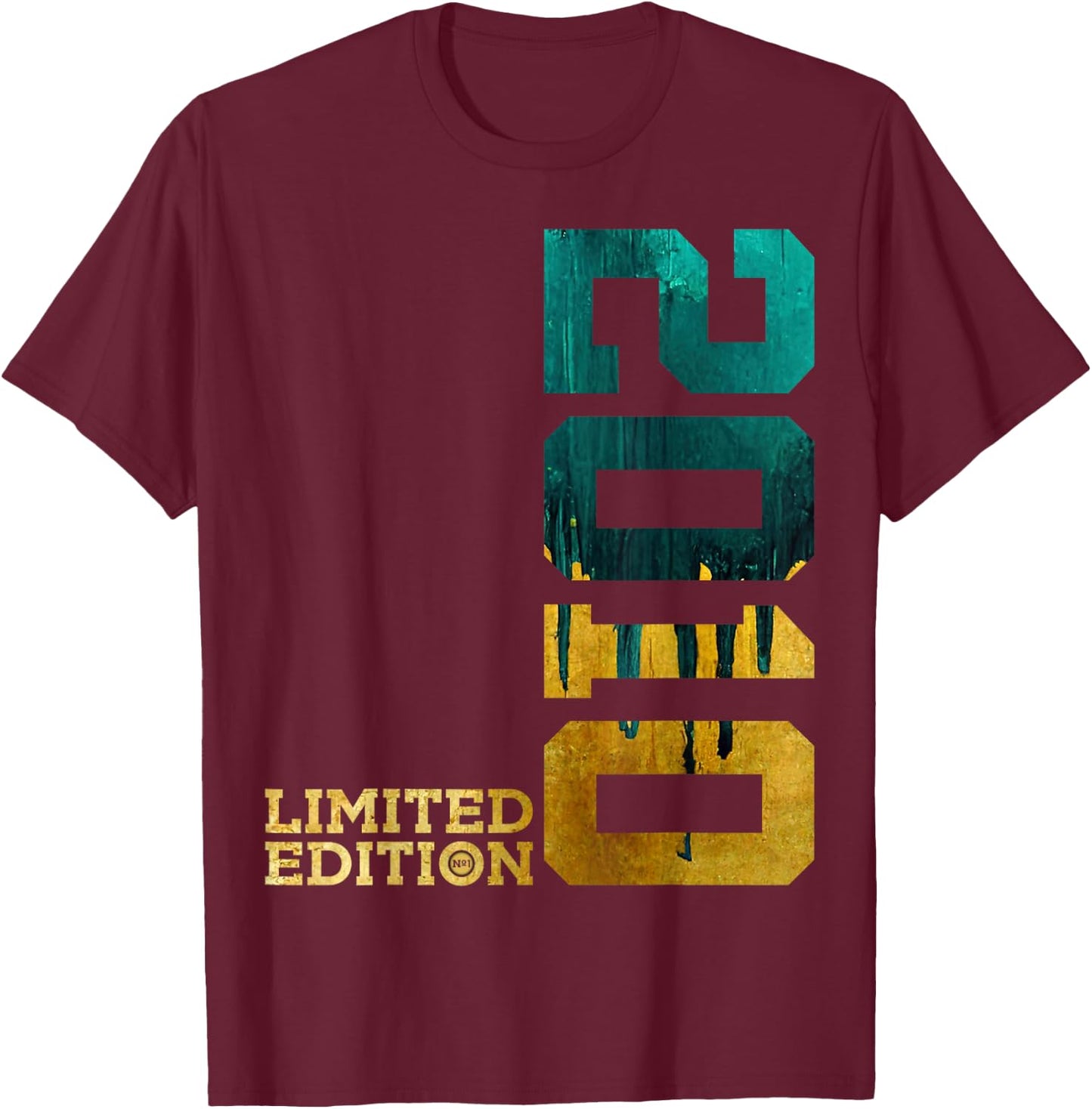16 Years 16th Birthday Limited Edition 2010 T-Shirt - T-Shirt | Maroon