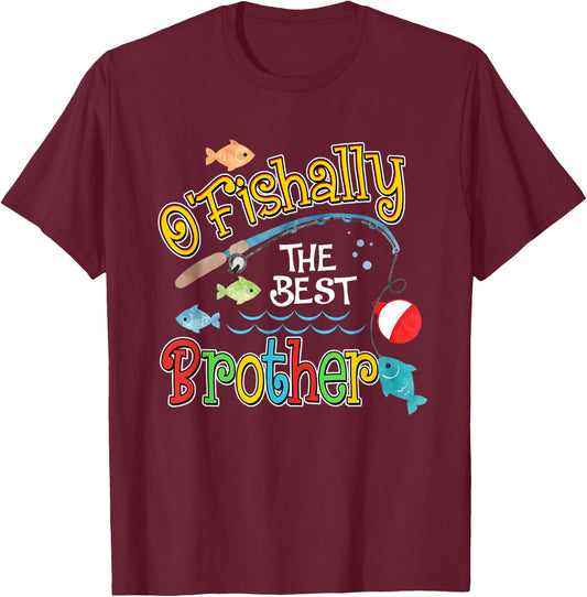 Ofishally The Best Brother of the Birthday Boy T-Shirt - T-Shirt | Maroon