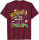 Ofishally The Best Brother of the Birthday Boy T-Shirt - T-Shirt | Maroon