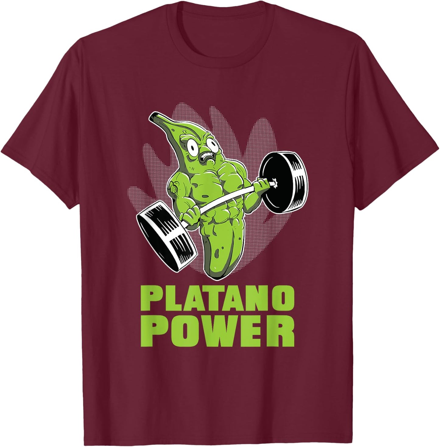 Dominican Republic Platano Power T-Shirt - T-Shirt | Maroon