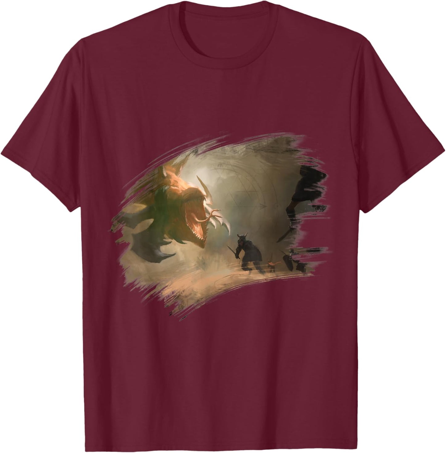 New World Sandwurm Fight T-Shirt - T-Shirt | Maroon