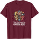 This Girl Runs On Coffee & Jesus T-Shirt - T-Shirt | Maroon