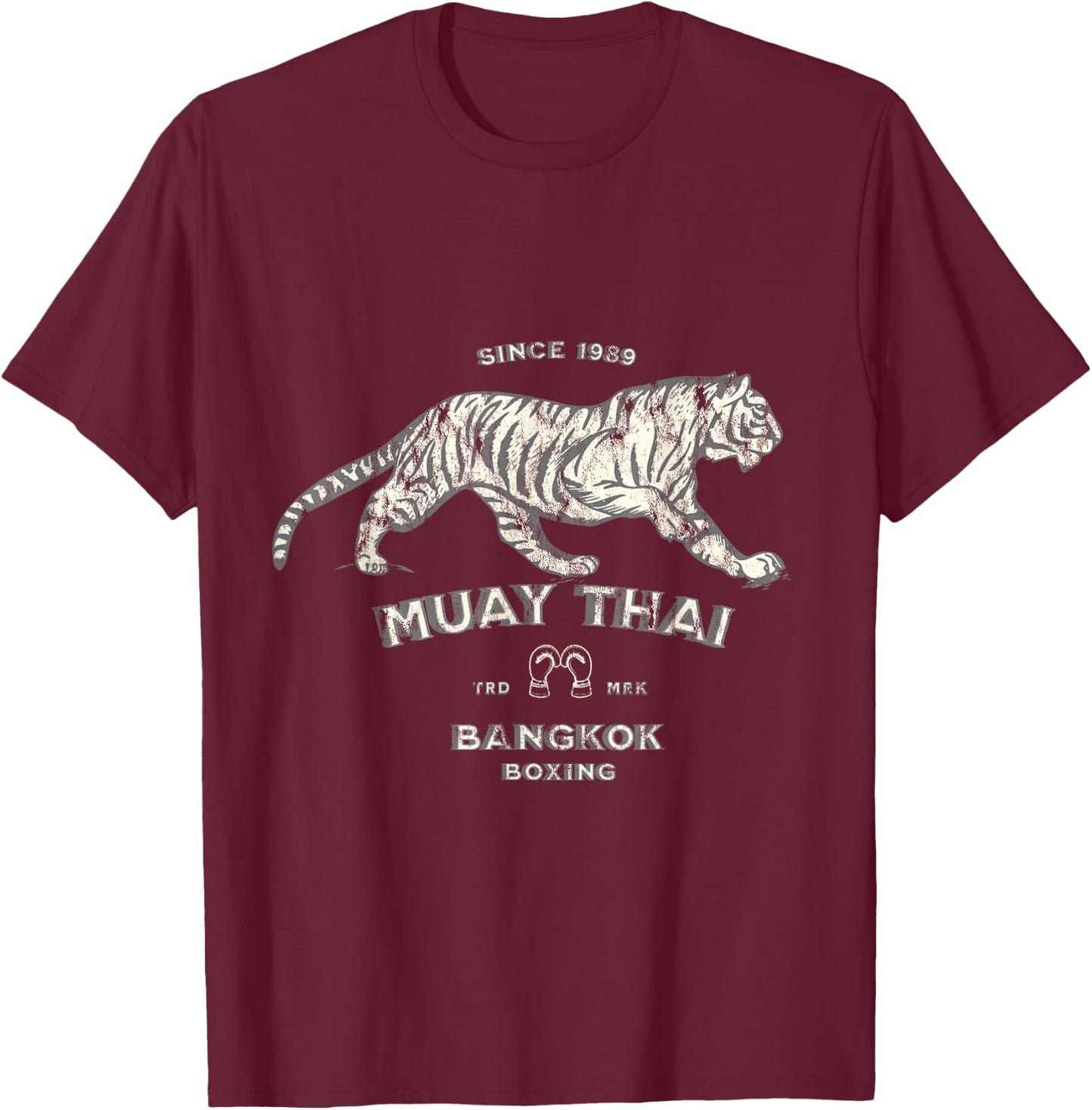 Muay Thai T-Shirt - T-Shirt | Maroon