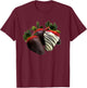 Chocolate Covered Strawberries T-Shirt - T-Shirt | Maroon