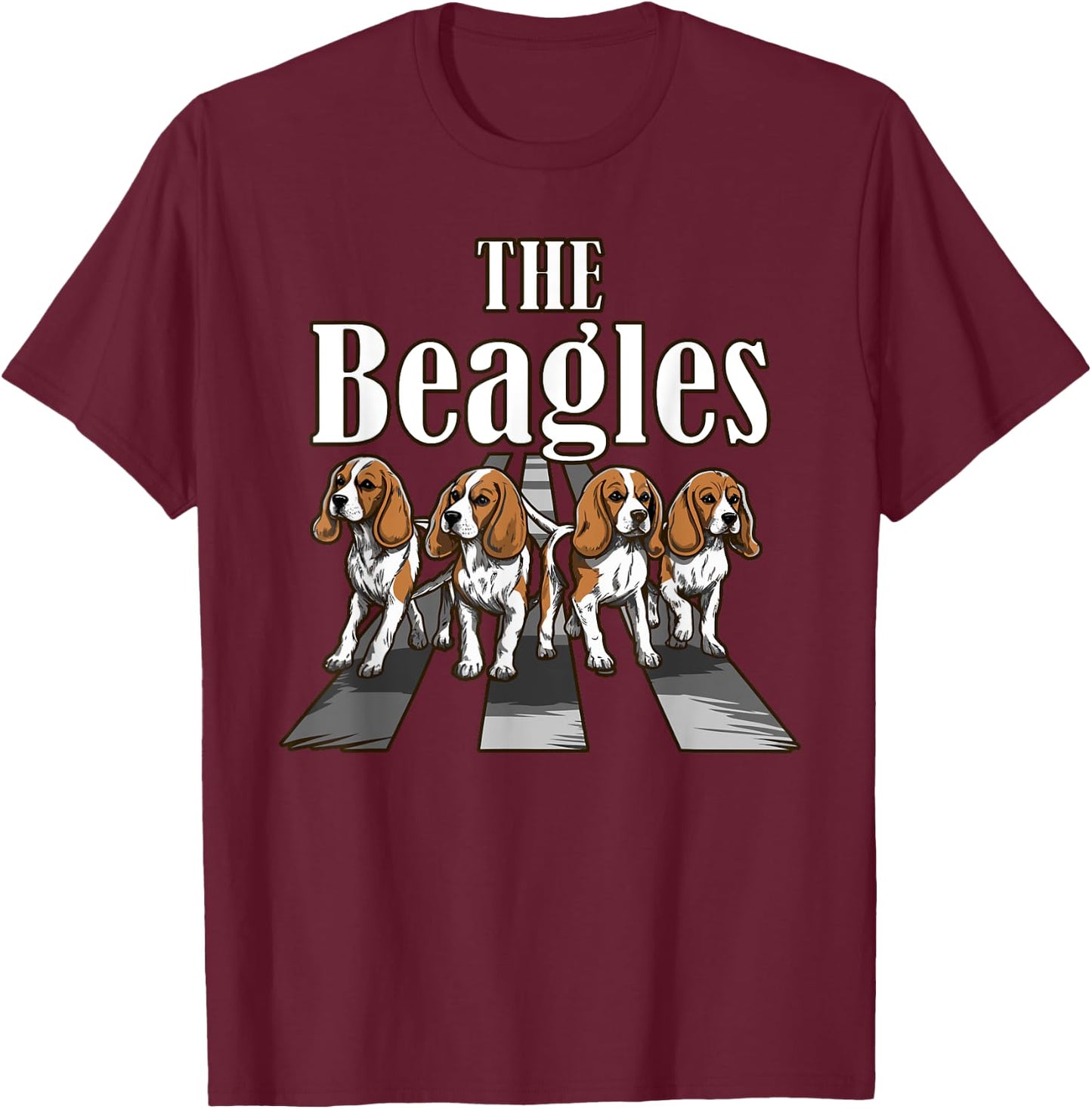 The Beagles - Dog Lover Beagle Lover Funny Beagle T-Shirt - T-Shirt | Maroon