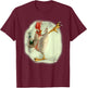 Chicken Beer Karate Kick Cool Chicken Funny Chicken Farmer T-Shirt - T-Shirt | Maroon