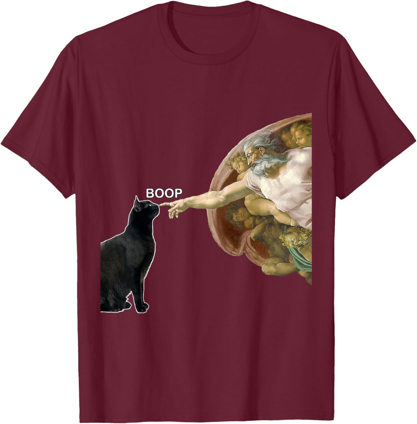 Cat Shirts /Women - Funny Cat Shirts for Cat Dad/Mom T-Shirt - T-Shirt | Maroon