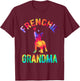 Frenchie Grandma French Bulldog Lover French Bulldog Grandma T-Shirt - T-Shirt | Maroon