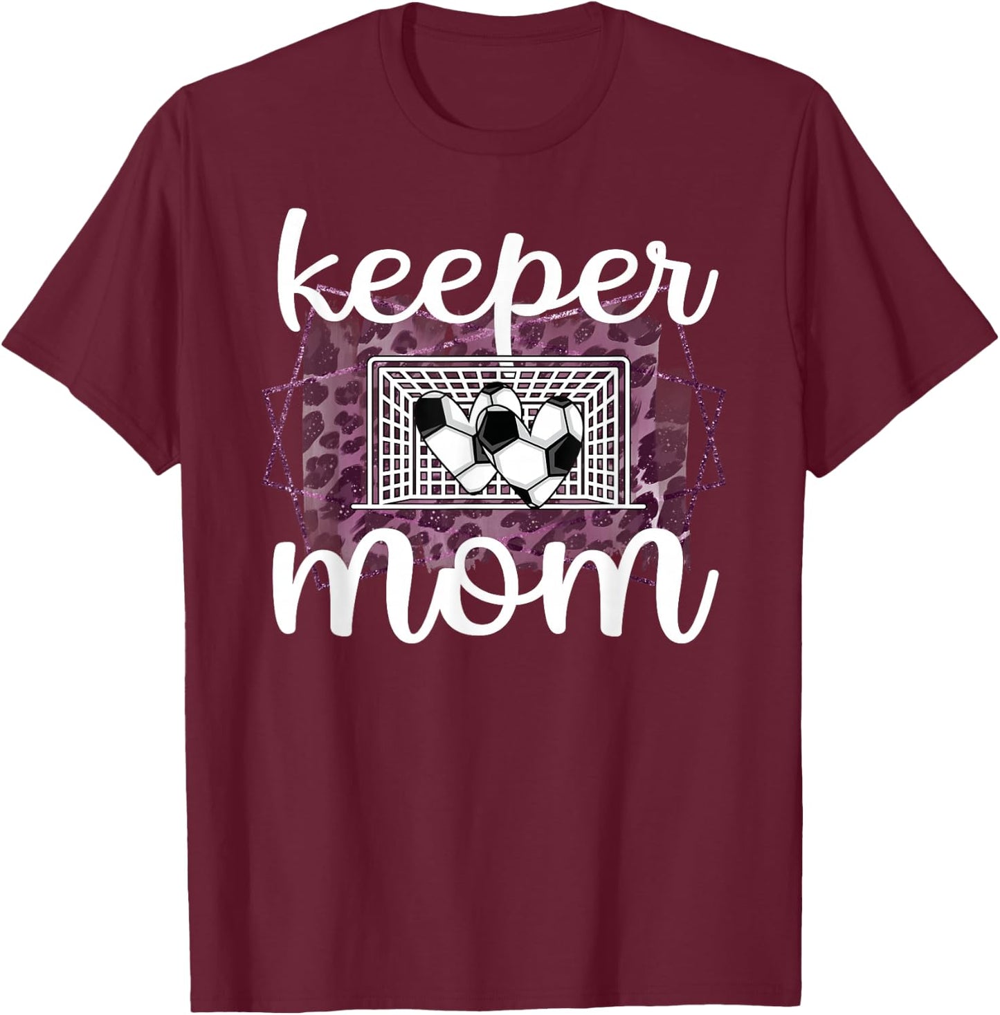 Proud Soccer Goalkeeper Mom Of A Soccer Goalie Mother T-Shirt - T-Shirt | Maroon