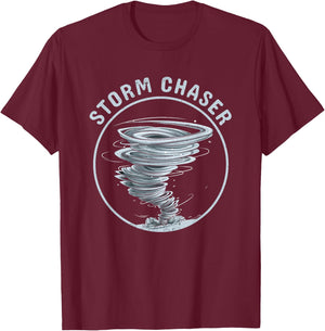 Storm Chaser T-Shirt - T-Shirt | Maroon