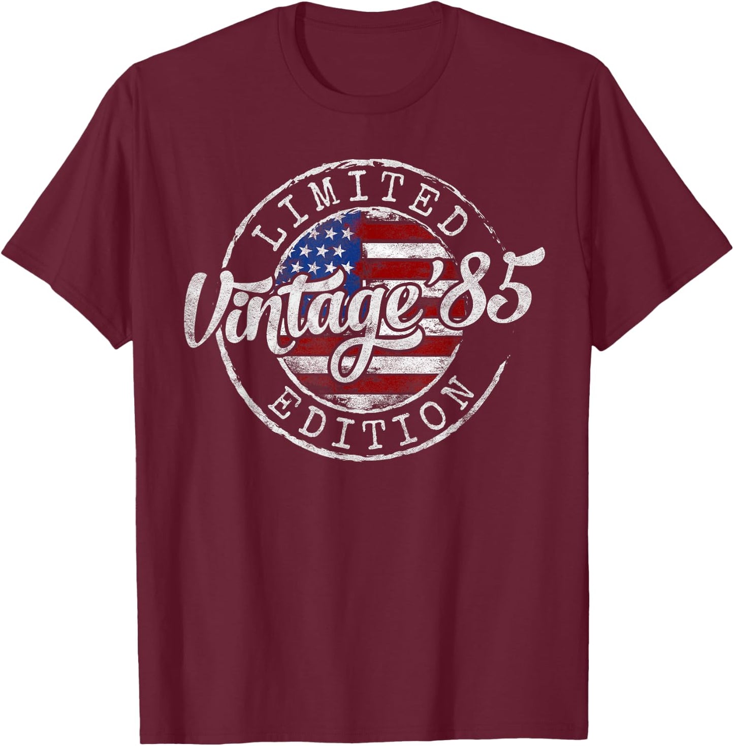 Vintage 1985 40th Birthday Gifts Women 40 Year Old T-Shirt - T-Shirt | Maroon