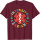 Intensive Care Nurse Christmas ICU Nurse Nursing Student T-Shirt - T-Shirt | Maroon
