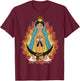 Cute Virgen de Guadalupe for Kids Women Our Lady Guadalupe T-Shirt - T-Shirt | Maroon