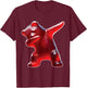 Gummy Bear, Red Gummy Bear, Dabbing Gummy Bear T-Shirt - T-Shirt | Maroon