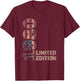 45th Birthday Gift men Vintage born 1980 turning 45 Year Old T-Shirt - T-Shirt | Maroon