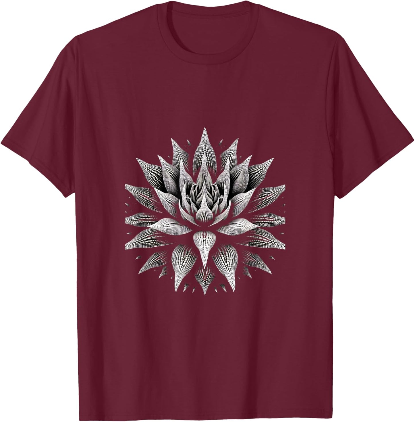 Agave Attenuata Foxtail Agave Lion's Tail Succulent Plants T-Shirt - T-Shirt | Maroon