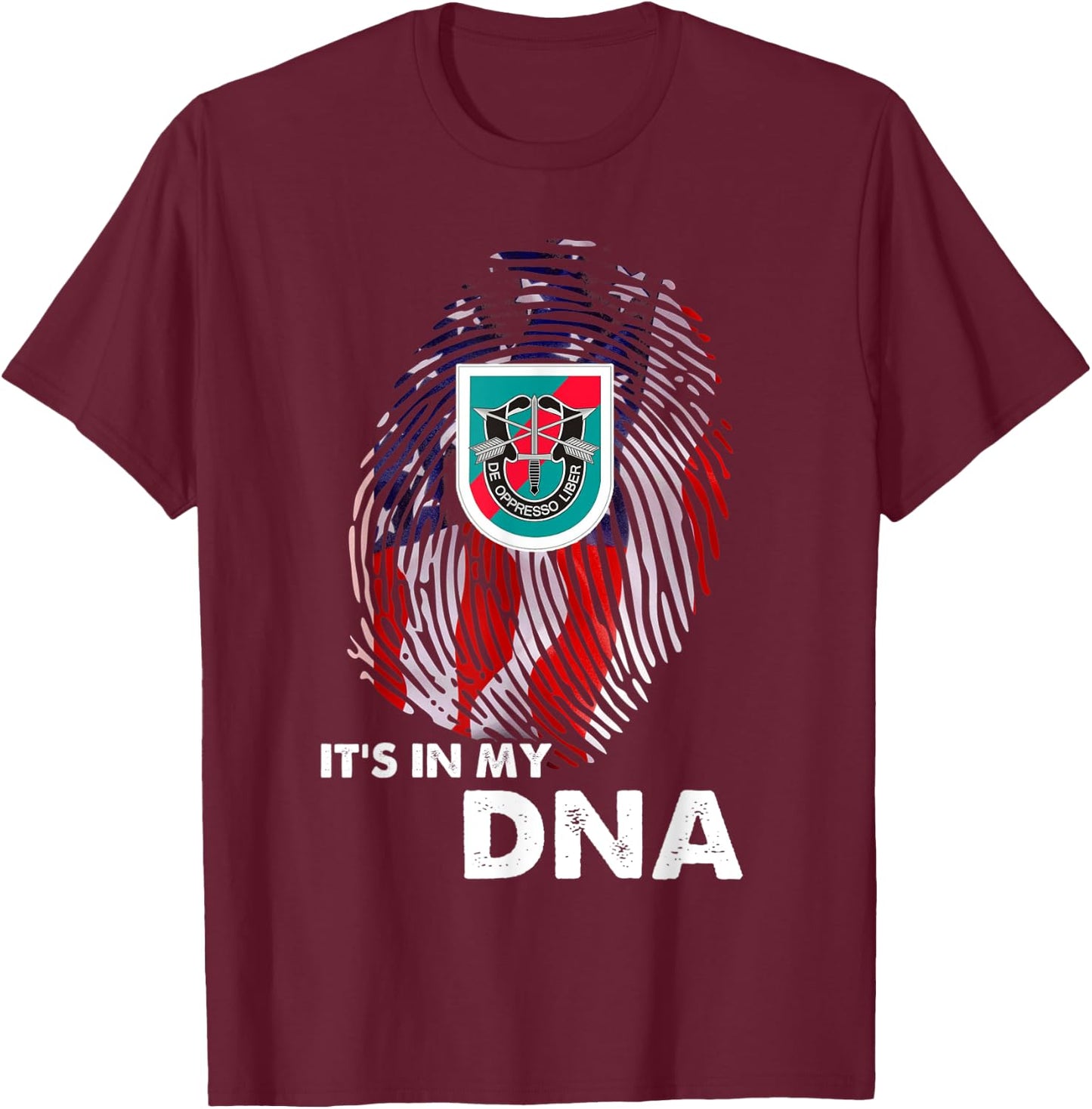 20th Special Forces Group Veteran Day Soldier Military Xmas T-Shirt - T-Shirt | Maroon