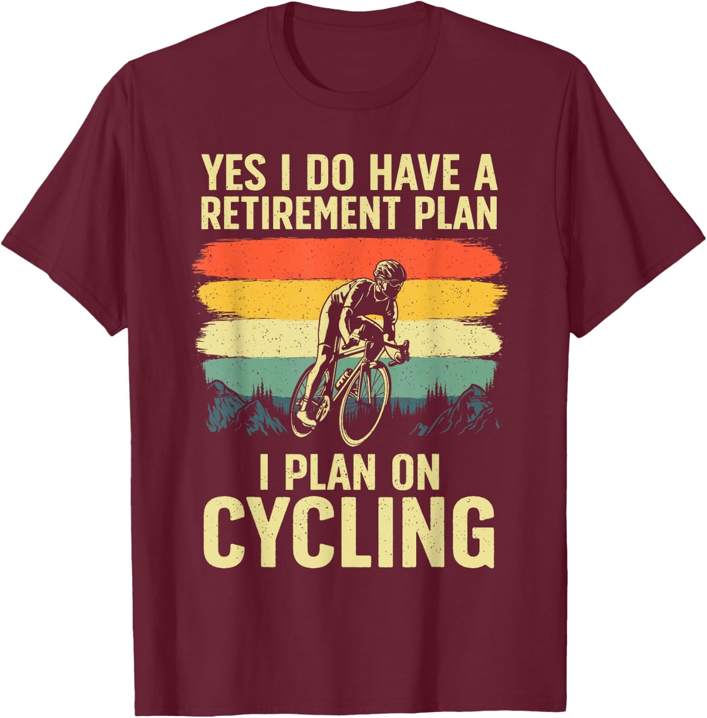 Funny Cycling Art Women Bicyclist Bike Racing Biker T-Shirt - T-Shirt | Maroon