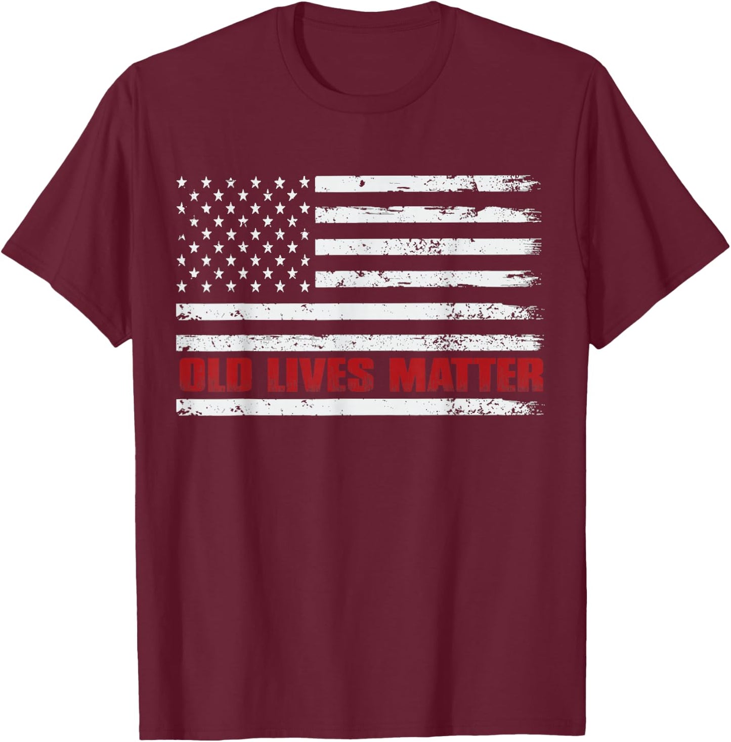 Old Lives Matter 60th Birthday Gifts 50th Dad T-Shirt - T-Shirt | Maroon