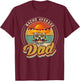 Nacho Average Dad For Mexican Nacho Loving Skull T-Shirt - T-Shirt | Maroon