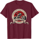 Milwaukee Wisconsin Motorcycle Capital of the USA Logo T-Shirt - T-Shirt | Maroon