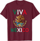 Mexican Independence Day Mexico Eagle Mexico Viva Mexico T-Shirt - T-Shirt | Maroon