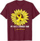 Endometriosis Awareness Gifts Endometriosis Awareness - Black, -Adults, Short Sleeve, Small T-Shirt - T-Shirt | Maroon