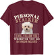 I Will Follow You Wherever You Go - Puppy Maltese Dog Lover T-Shirt - T-Shirt | Maroon