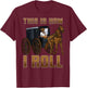 This is How I Roll Funny Amish Horse & Buggy Fun Amish Life T-Shirt - T-Shirt | Maroon