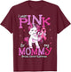 I Wear Pink For My Mommy Shirt Breast Cancer Awareness T-Shirt - T-Shirt | Maroon