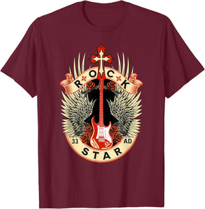 Jesus is My Rock, My Salvation, and My Star Since 33ad T-Shirt - T-Shirt | Maroon