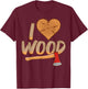 I Heart Wood Shirt Wood Worker Lumberjack Gift T-Shirt - T-Shirt | Maroon