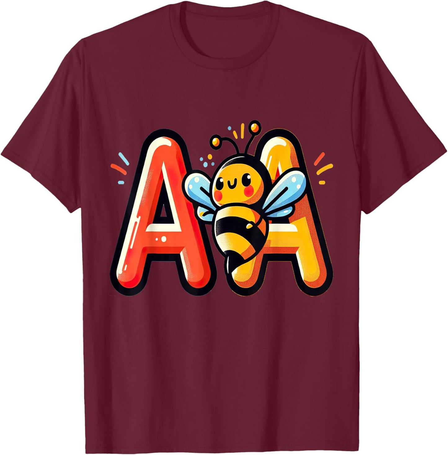 ABA Therapist Bee Therapy Behavior Analyst RBT Funny T-Shirt - T-Shirt | Maroon