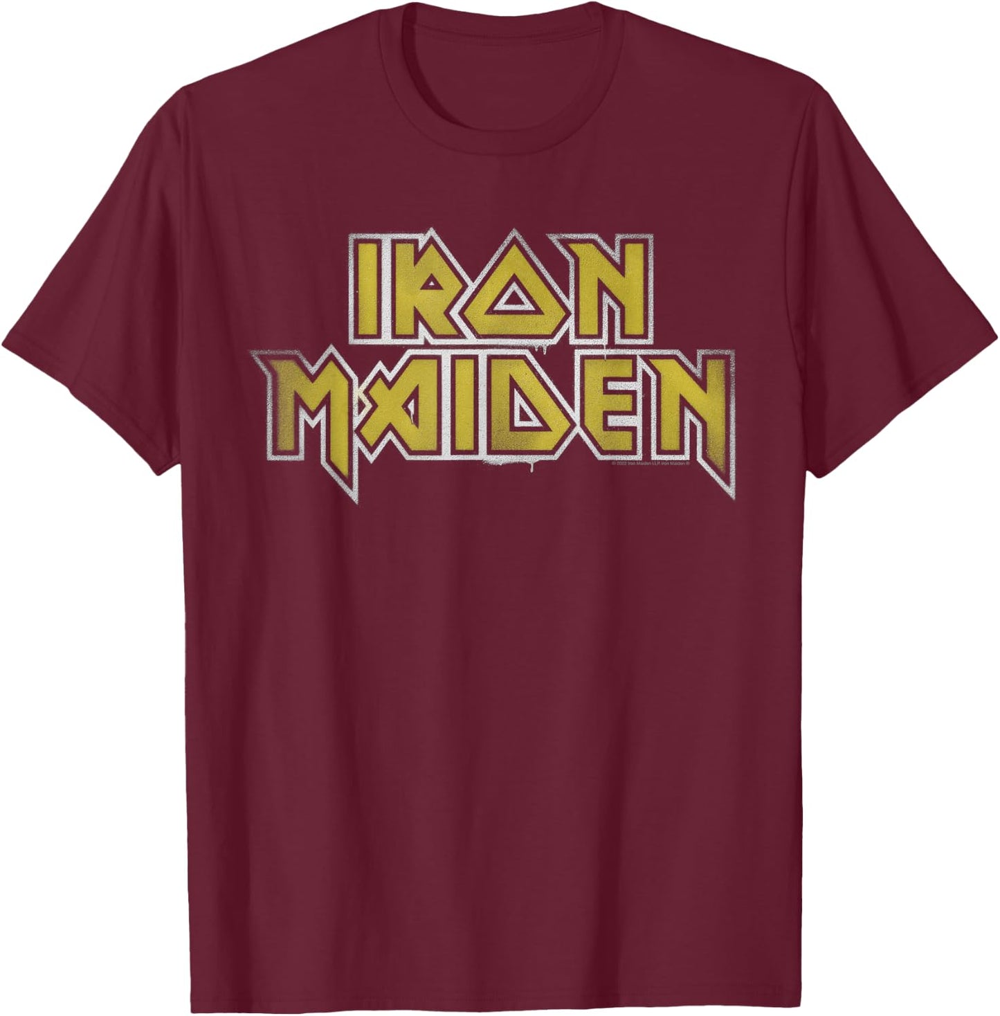 Iron Maiden - Tour Logo T-Shirt - T-Shirt | Maroon