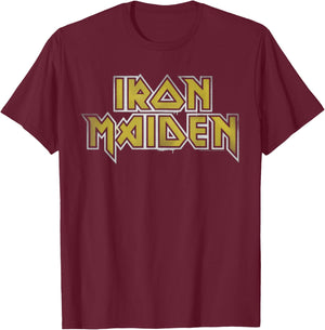 Iron Maiden - Tour Logo T-Shirt - T-Shirt | Maroon