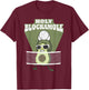 Holy Blockamole Volleyball Avocado Men Women Funny T-Shirt - T-Shirt | Maroon