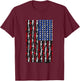 American Flag 2nd Amendment Freedom Flag T-Shirt - T-Shirt | Maroon