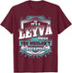 It's A LEYVA Thing You Wouldn't Understand Name Vintage T-Shirt - T-Shirt | Maroon