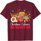 Christmas Calories No Cuentan Mexican Pan Dulce Xmas Family T-Shirt - T-Shirt | Maroon