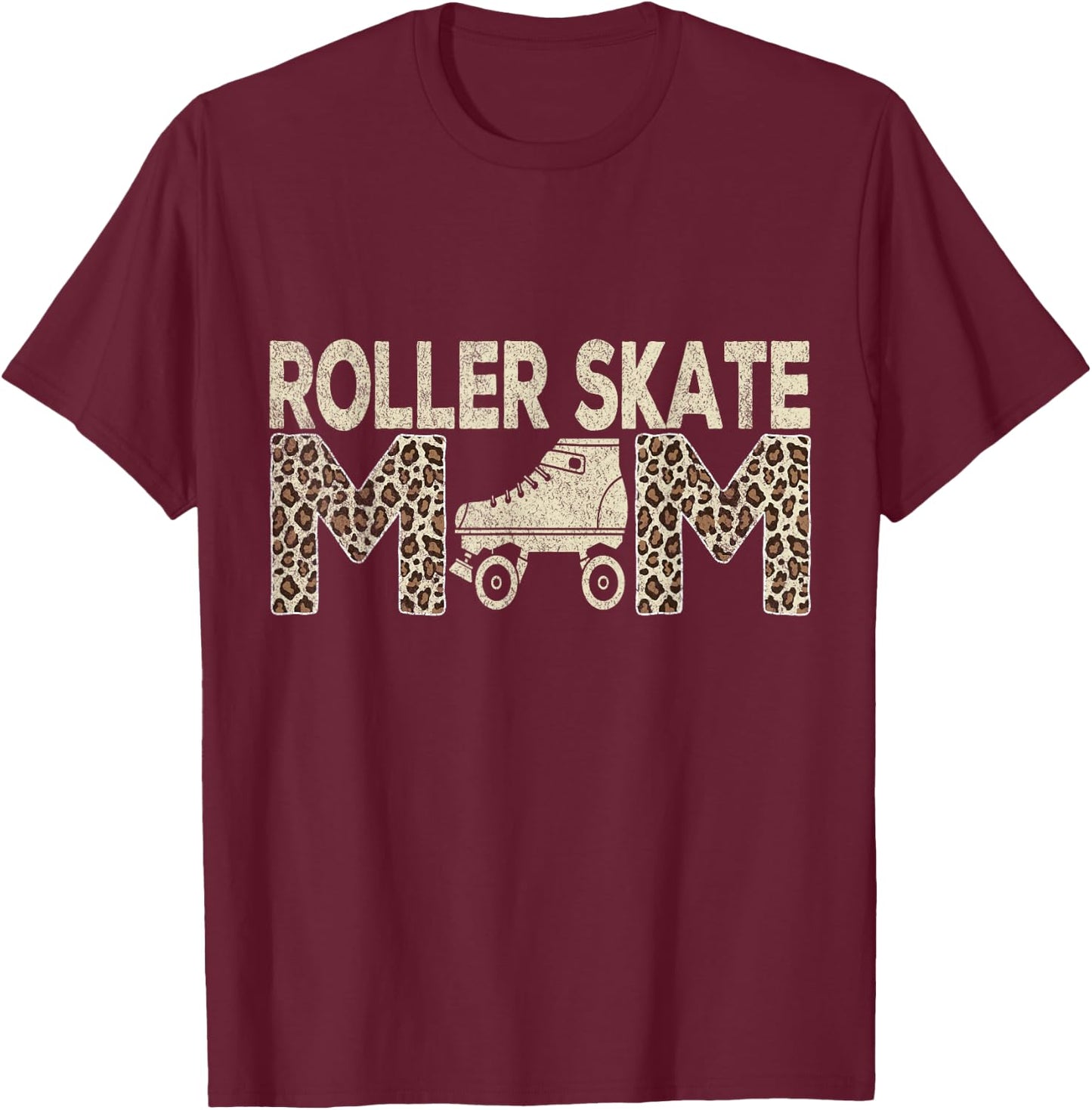 Funny Roller Skate Mom Roller Skater Mom Roller Skating T-Shirt - T-Shirt | Maroon