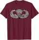 US Army Parachutist Badge - Airborne Jump Wings Paratrooper T-Shirt - T-Shirt | Maroon