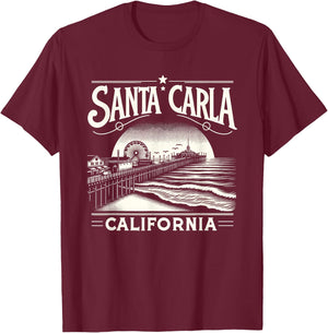 Santa Carla California Vampire Murder Capital Of The World T-Shirt - T-Shirt | Maroon