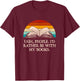 Ugh People Funny Book Lover Humor Bookworm Introvert Hobby T-Shirt - T-Shirt | Maroon