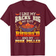 I Like Racks Big My Butt Rubbed And My Pork Pulled Grilling T-Shirt - T-Shirt | Maroon