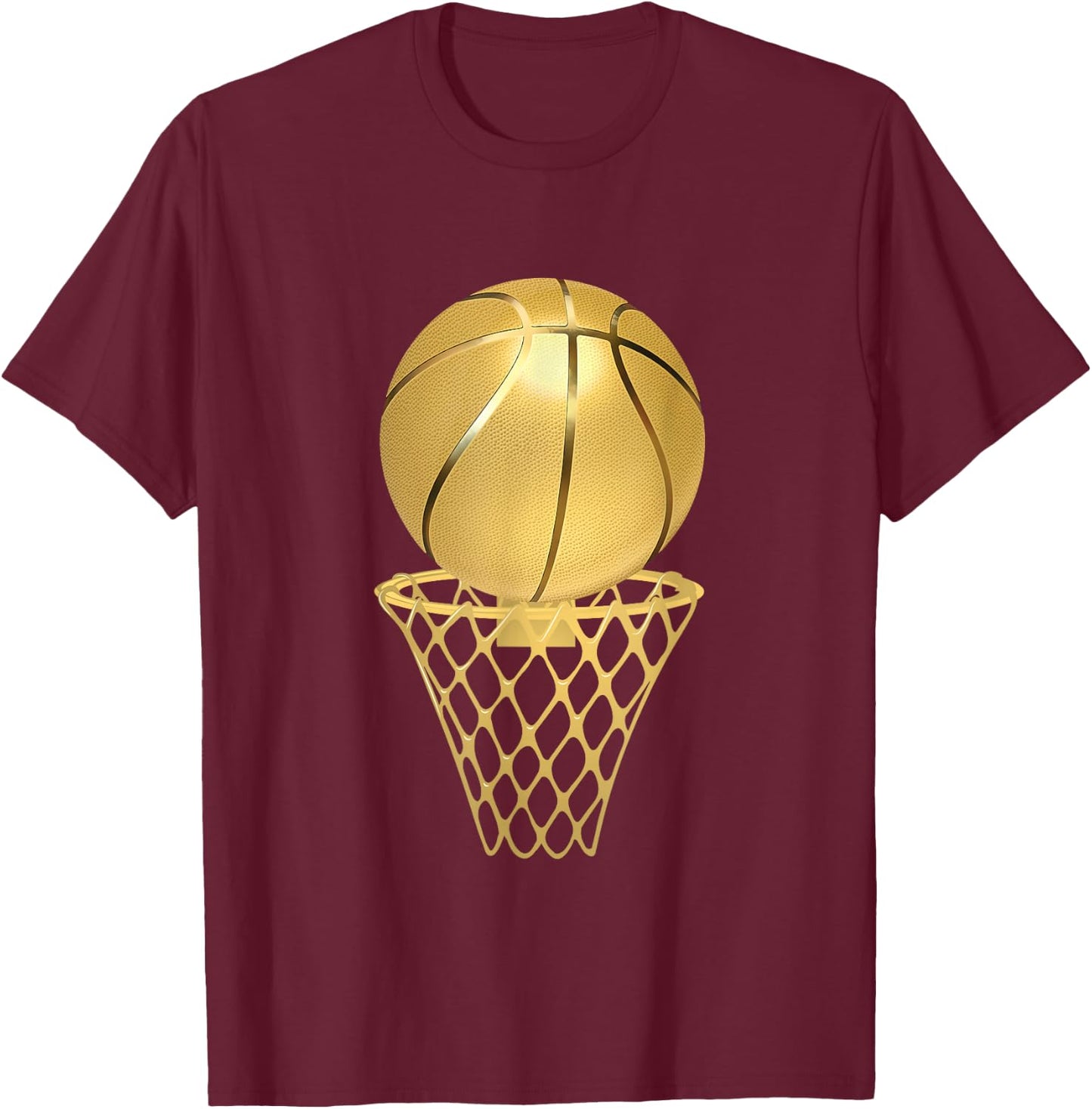 Basketball Player - Trophy Game Coach Sports Lover T-Shirt - T-Shirt | Maroon