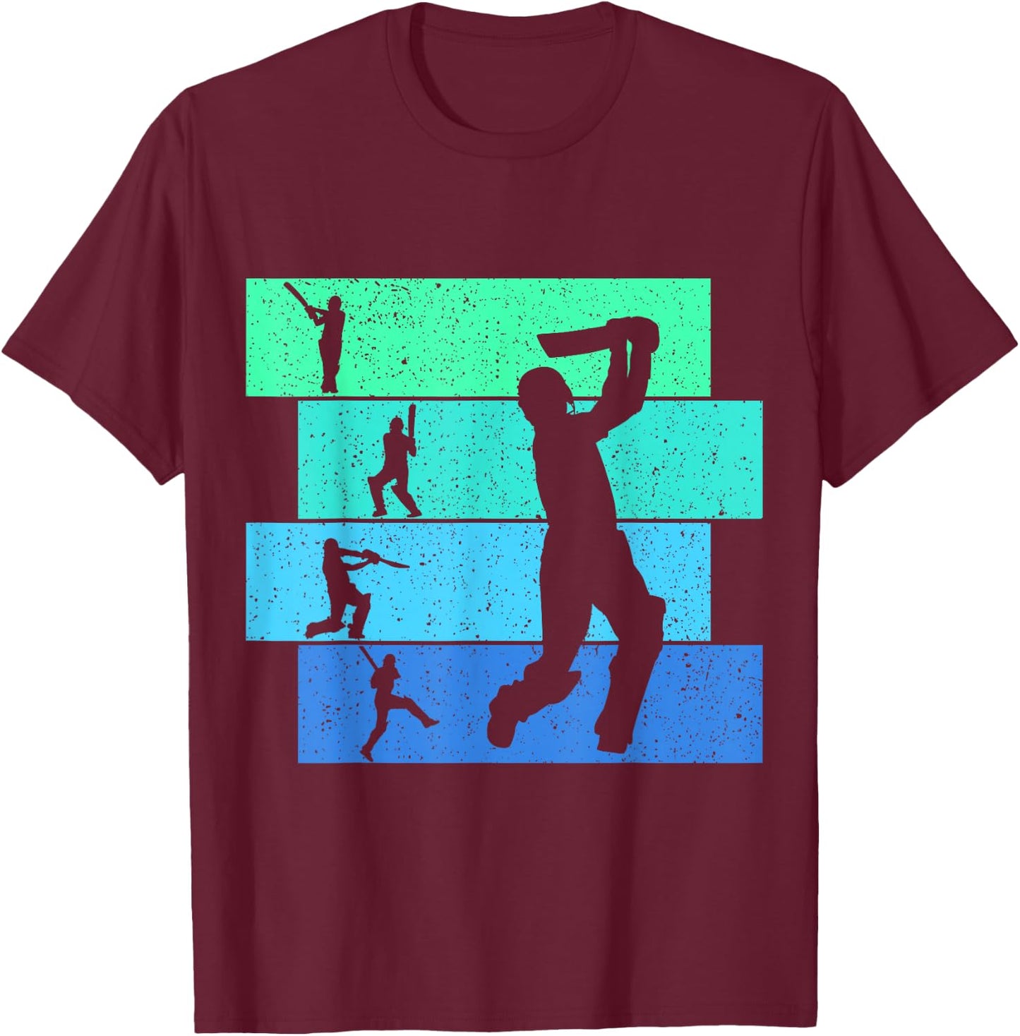 Cricket Boys Kids Men Youth T-Shirt - T-Shirt | Maroon
