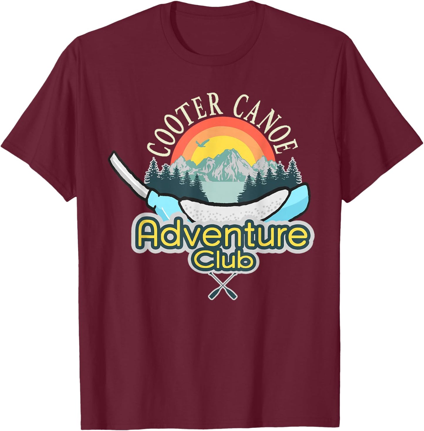 Cooter Canoe Purewick Funny Nursing ICU ED ER Med Surg Nurse T-Shirt - T-Shirt | Maroon