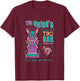 Bride of Frankenstein Tiki Bar Vintage Creepy Cute Surf T-Shirt - T-Shirt | Maroon